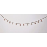 Rose Quartz Beaded Anklet