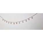 Rose Quartz Beaded Anklet