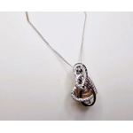 I Love You To The Moon And Back Cage Pendant