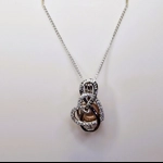 I Love You To The Moon And Back Cage Pendant