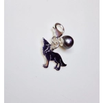Howling Wolf Charm