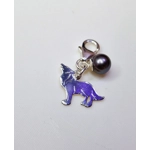 Howling Wolf Charm