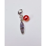 Surfing Sunset Charm