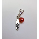 Surfing Sunset Charm