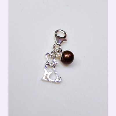 Sitting Dog Charm