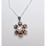 Dark Snowflake Pendant