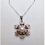 Dark Snowflake Pendant