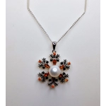 Dark Snowflake Pendant