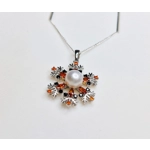 Dark Snowflake Pendant