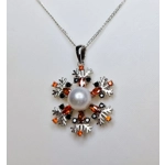 Dark Snowflake Pendant