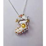 Stuffed Stocking Cage Pendant