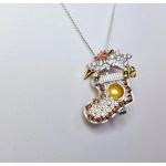 Stuffed Stocking Cage Pendant