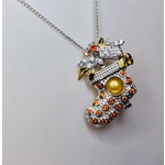 Stuffed Stocking Cage Pendant