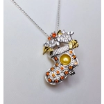 Stuffed Stocking Cage Pendant