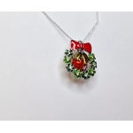 Flower Wreath Cage Pendant