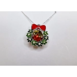 Flower Wreath Cage Pendant