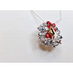 Holly Wreath Cage Pendant
