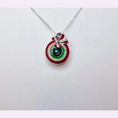 Bauble Round Cage Pendant