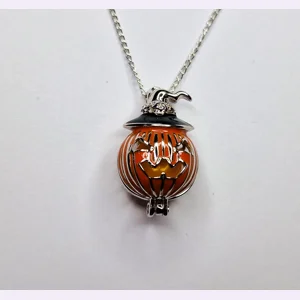 Jack-O-Lantern Cage Pendant