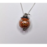 Jack-O-Lantern Cage Pendant