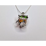 Prof Whiskers Cage Pendant