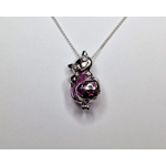 Midnight Cat Cage Pendant