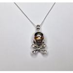 Skull & Bones Cage Pendant