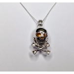 Skull & Bones Cage Pendant