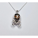 Skull & Bones Cage Pendant