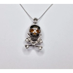 Skull & Bones Cage Pendant