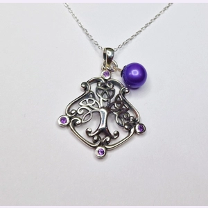 Oxidized Celtic Tree Of Life..