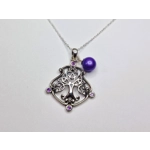 Oxidized Celtic Tree Of Life Pendant