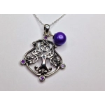 Oxidized Celtic Tree Of Life Pendant