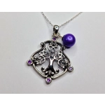 Oxidized Celtic Tree Of Life Pendant
