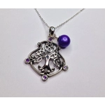 Oxidized Celtic Tree Of Life Pendant