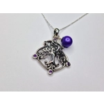 Oxidized Celtic Tree Of Life Pendant