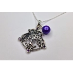 Oxidized Celtic Tree Of Life Pendant
