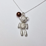 Moveable Teddy Bear Pendant
