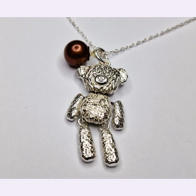 Moveable Teddy Bear Pendant