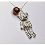 Moveable Teddy Bear Pendant