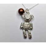 Moveable Teddy Bear Pendant