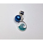 Crest Of The Wave Charm