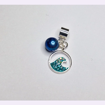 Crest Of The Wave Charm