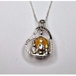 Heart's Horizon Cage Pendant