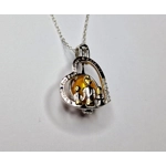 Heart's Horizon Cage Pendant