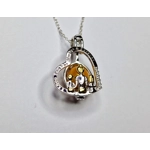 Heart's Horizon Cage Pendant