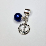 Anchor Wreath Charm