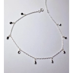Droplet Anklet - Black