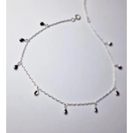 Droplet Anklet - Black