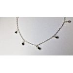Droplet Anklet - Black